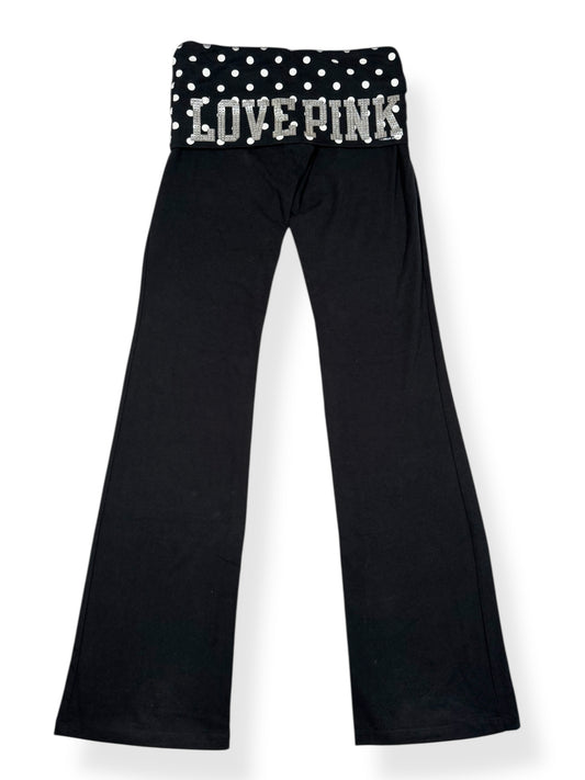 Victorias Secret “Love Pink” Polka Foldover Waistband Leggings ♡ Size XS