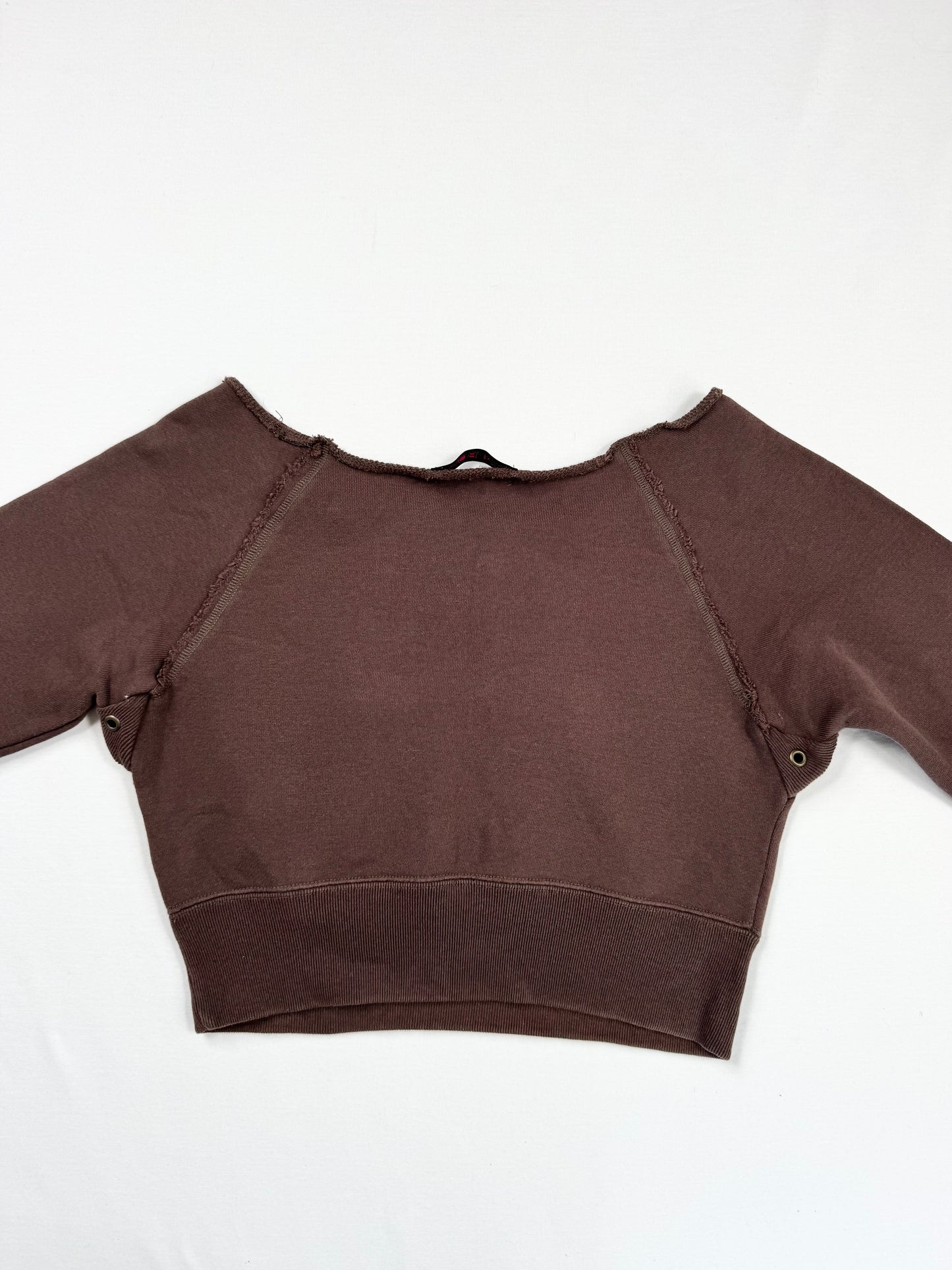 Playboy Brown Cropped Sweater ♡ S