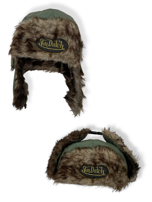 Khaki Fur Von Dutch Hat