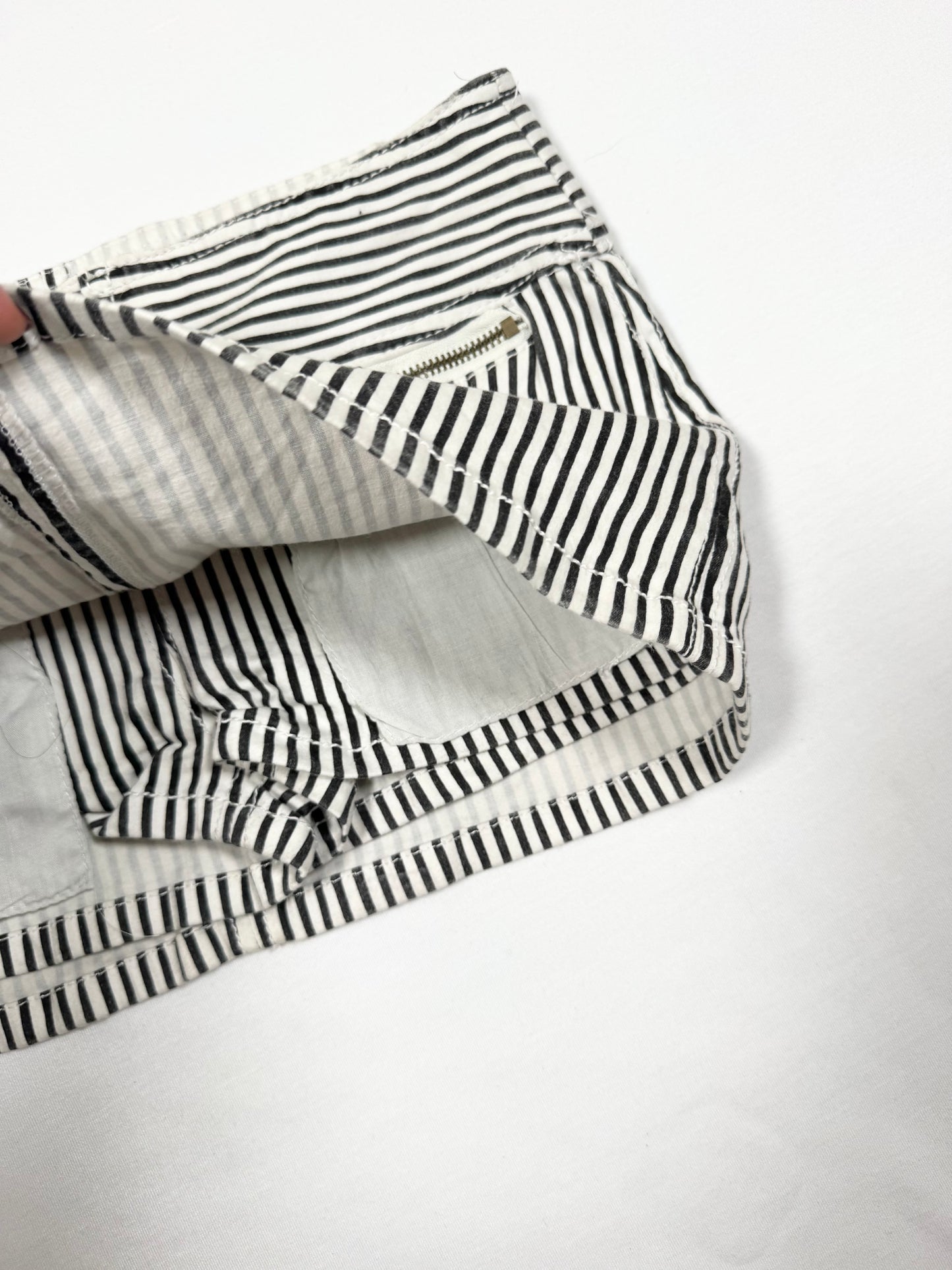 Striped Mini Skirt