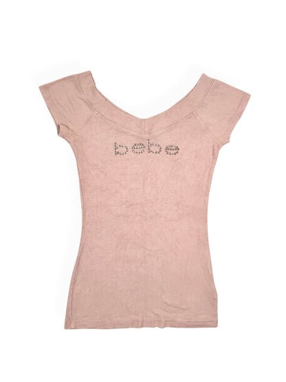 Pink Bebe Tee