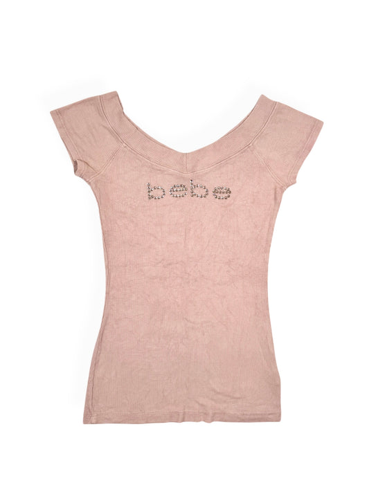 Pink Bebe Tee