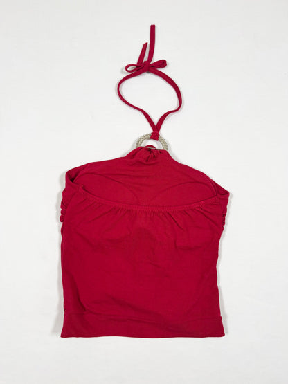 Red O-ring Halter ♡ Size XS