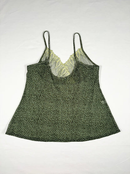 Green Leopard Cami