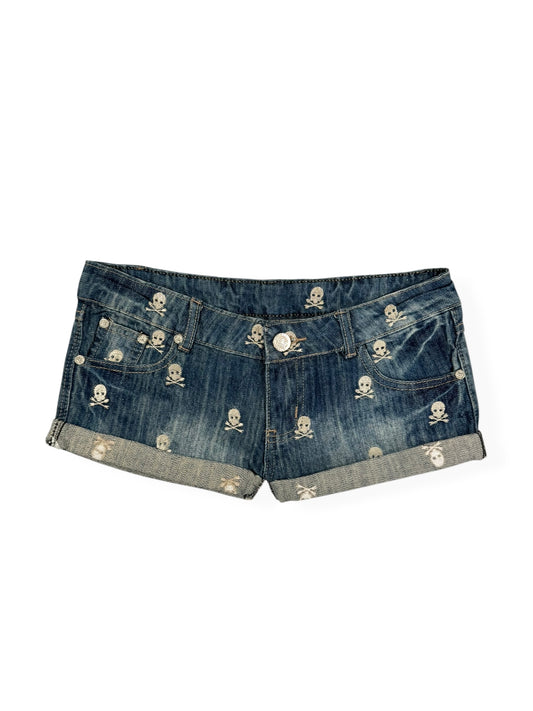 Skull Mini Shorts ♡ S