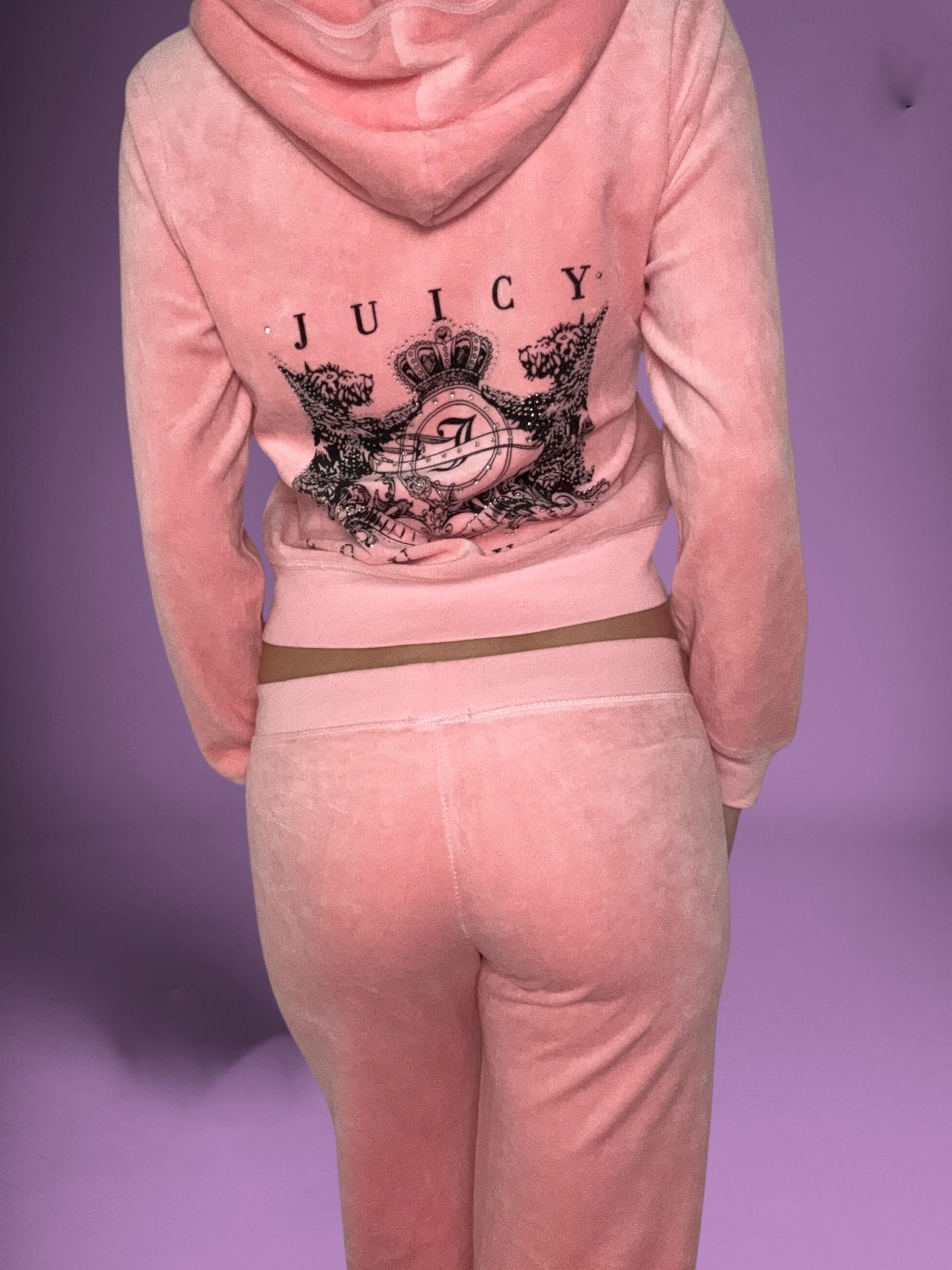 Replica Pink Velour Juicy Couture Tracksuit ♡ L