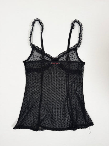 Sexy Cookie Heart Micromesh Cami