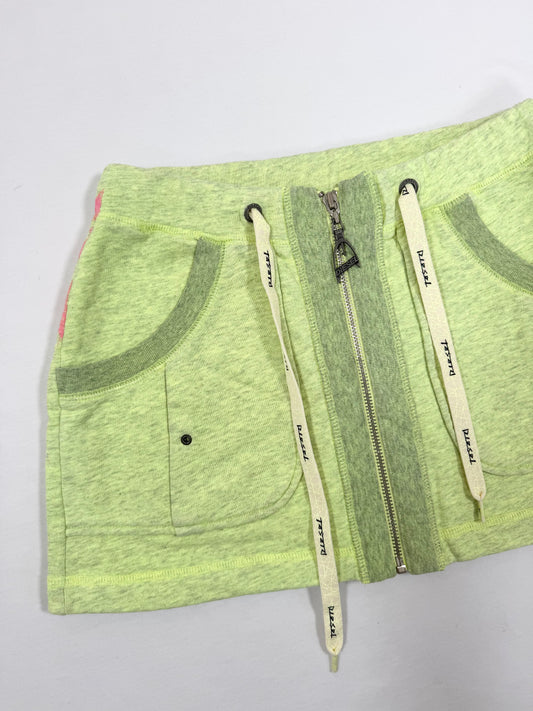 Diesel Green Mini Skirt ♡ 24”