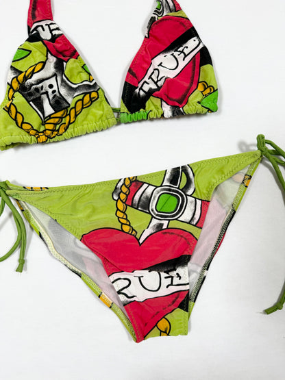 Green Ed Hardy Bikini