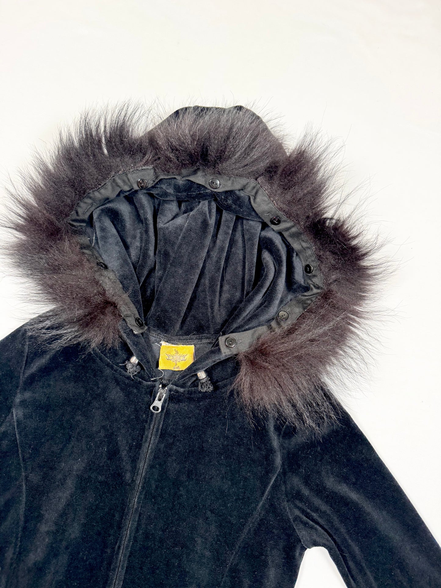 Fur Hood Romper ♡ Size XS