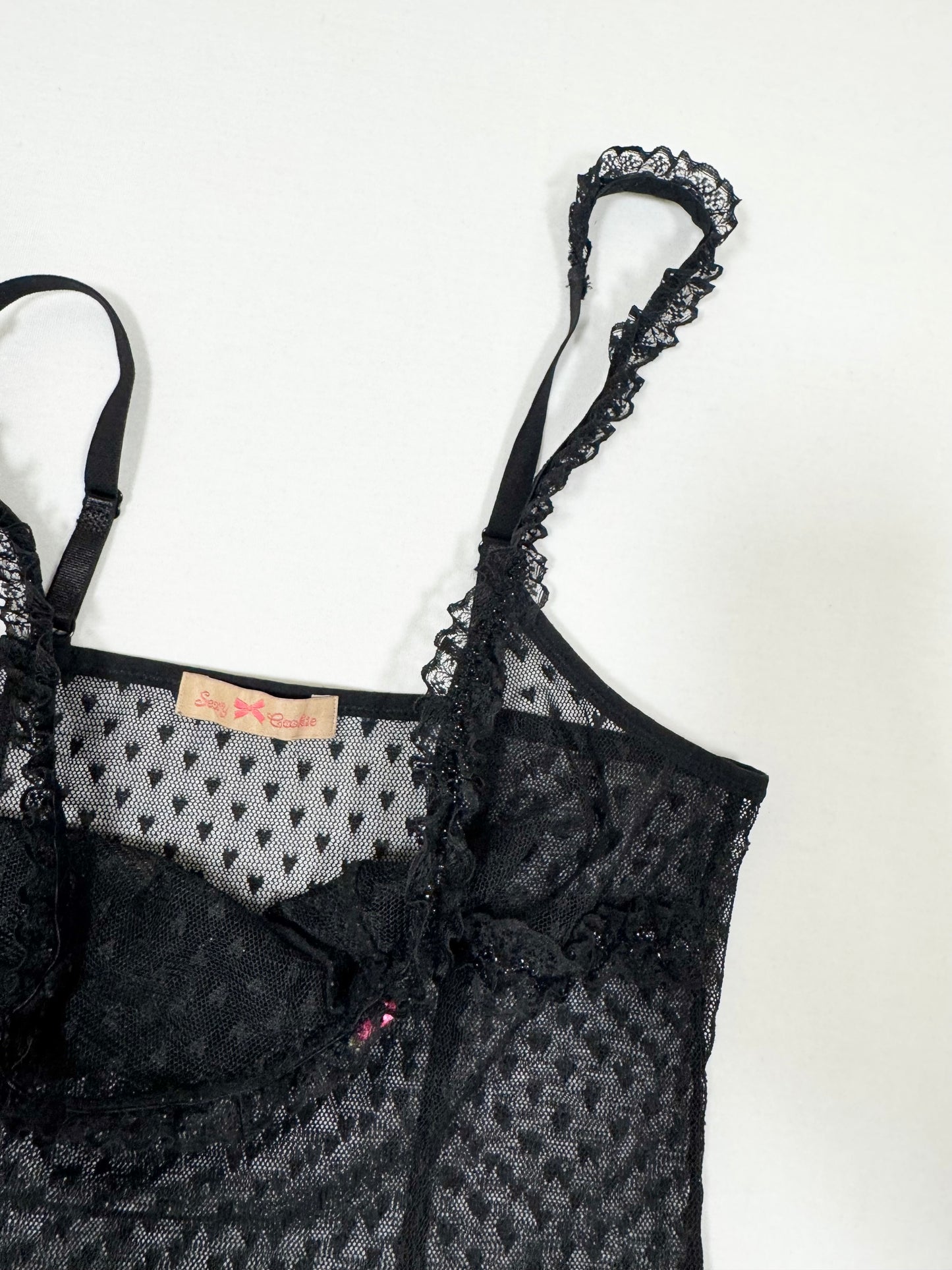Sexy Cookie Heart Micromesh Cami
