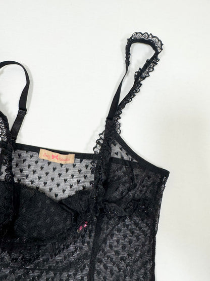 Sexy Cookie Heart Micromesh Cami