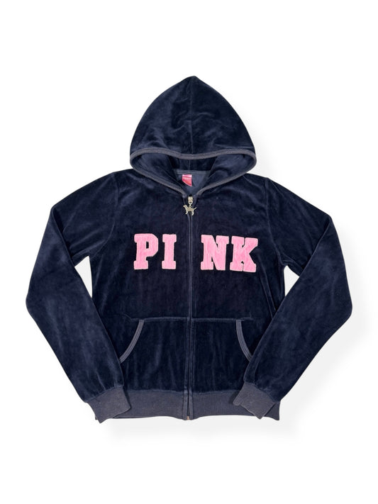 PINK Victorias Secret Velour Zip Up ♡ Size S