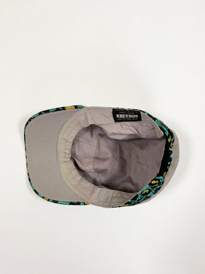 Turquoise Leopard Cross Cap ♡