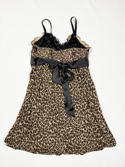 Leopard Bubble Mini Dress