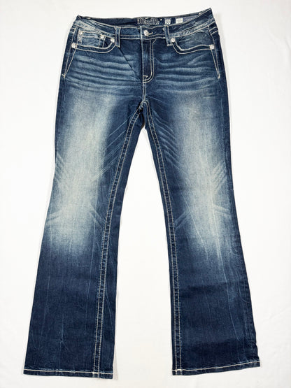 Miss Me Wing Flared Jeans ♡ Size 33”