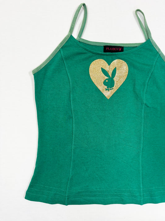 Playboy Green Tank ☆ M