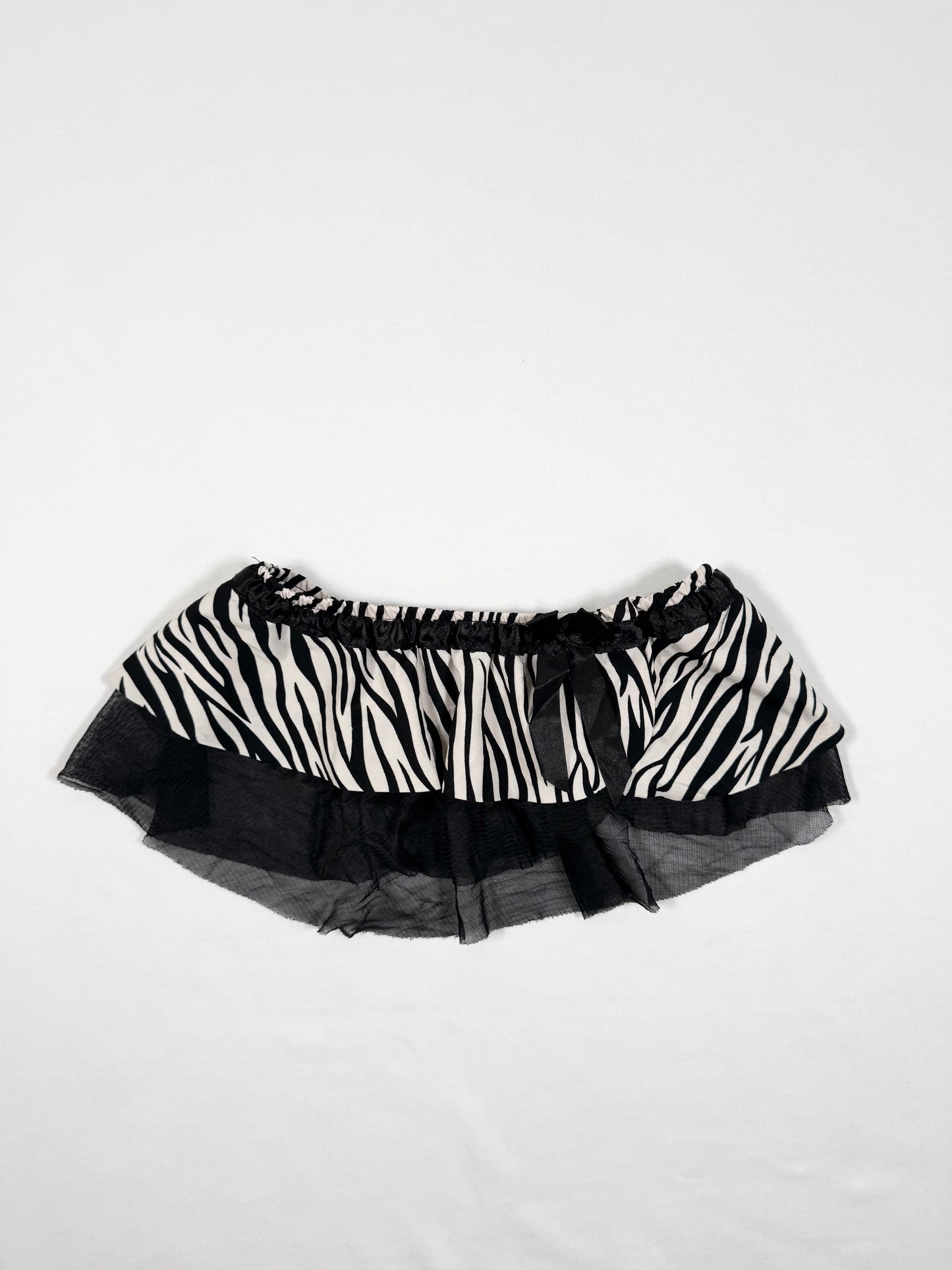 Zebra Cami & Micro Skirt Set