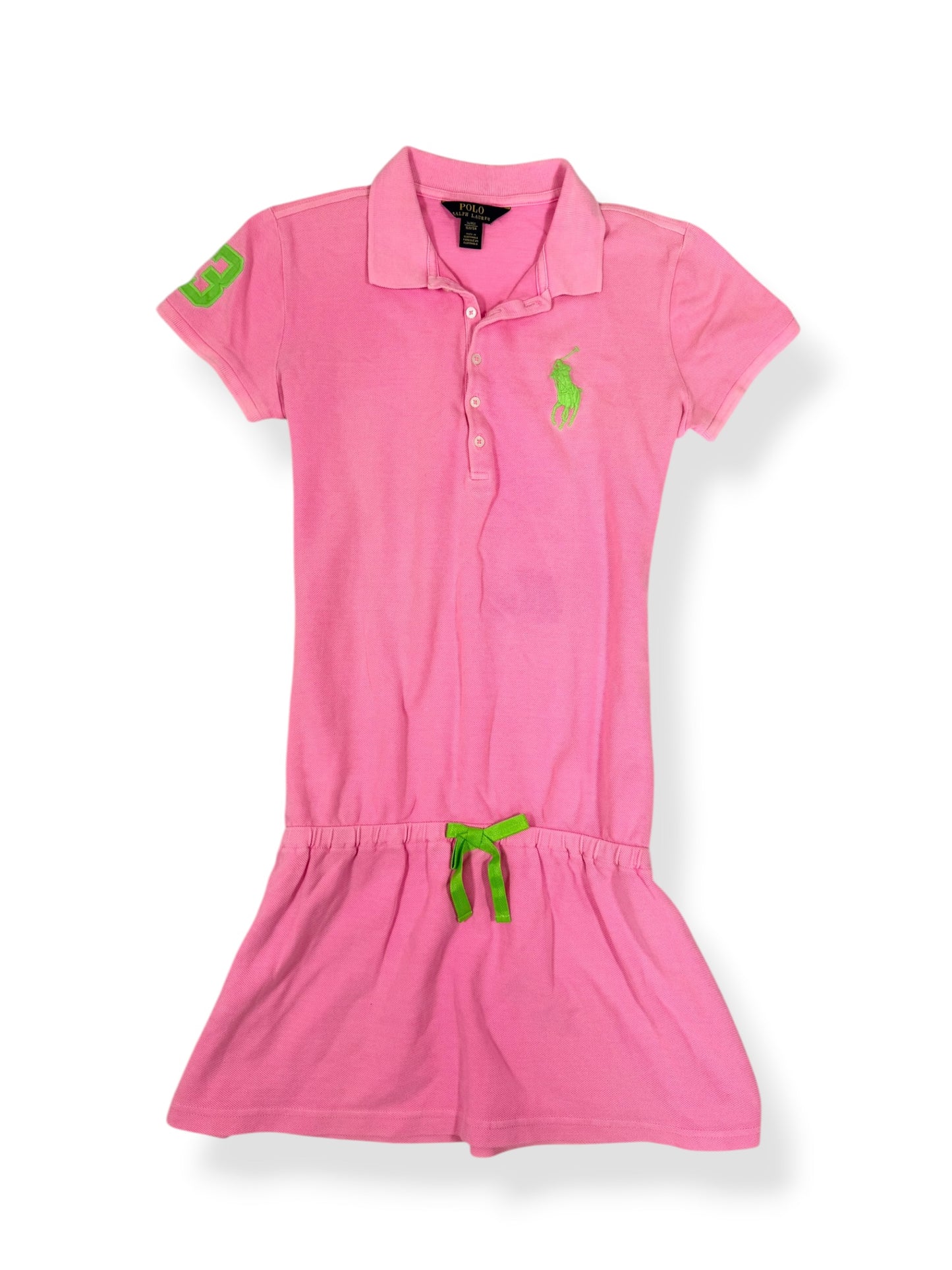Polo Pink & Green Dress ♡ S/M