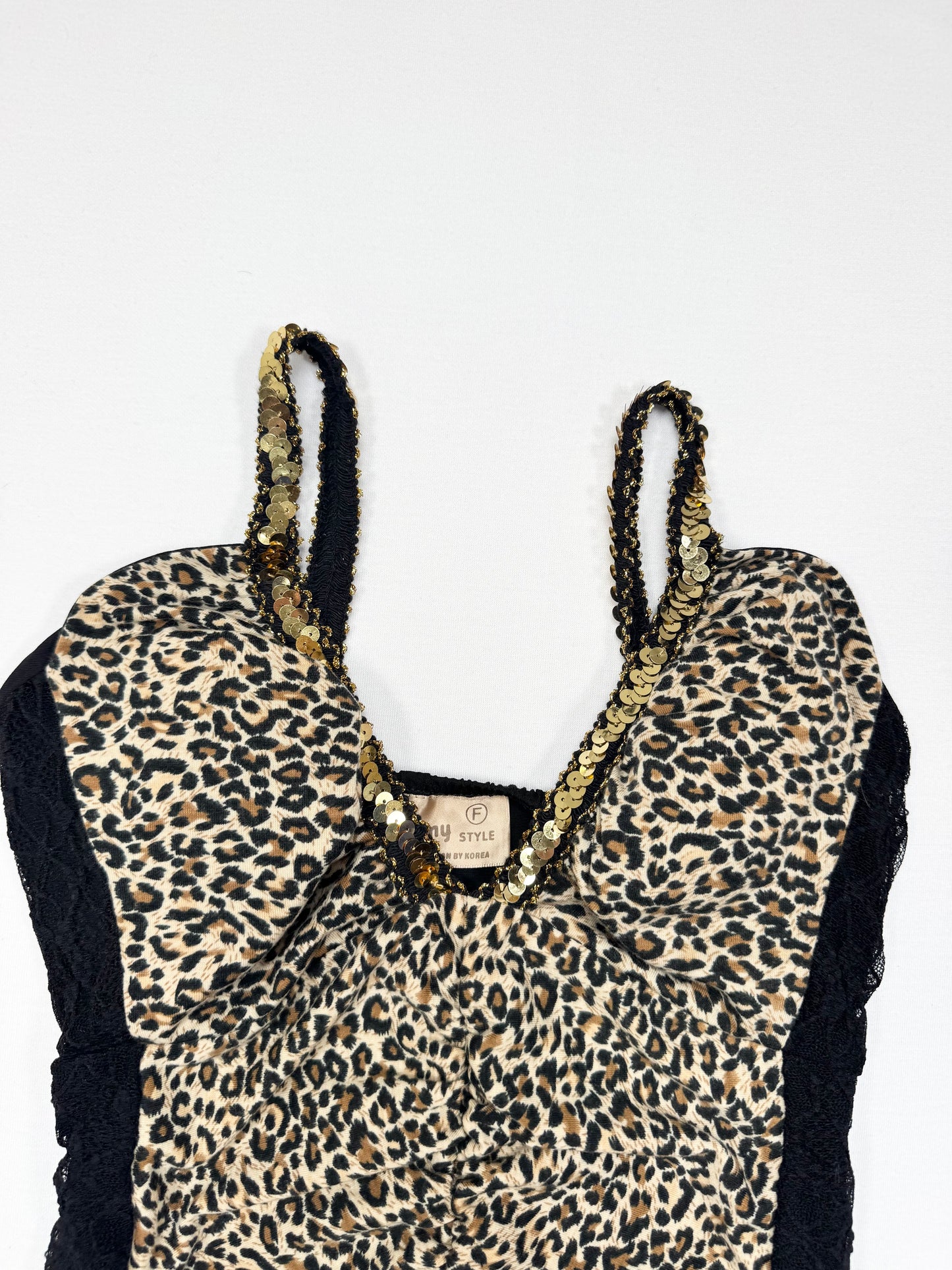Leopard Sequin Cami ♡ S