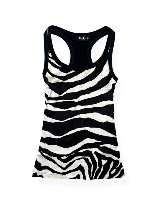 D&G Zebra Silk Tank