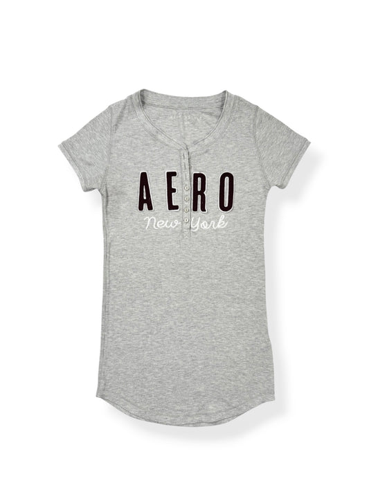 Aero Henley Tee ♡ M