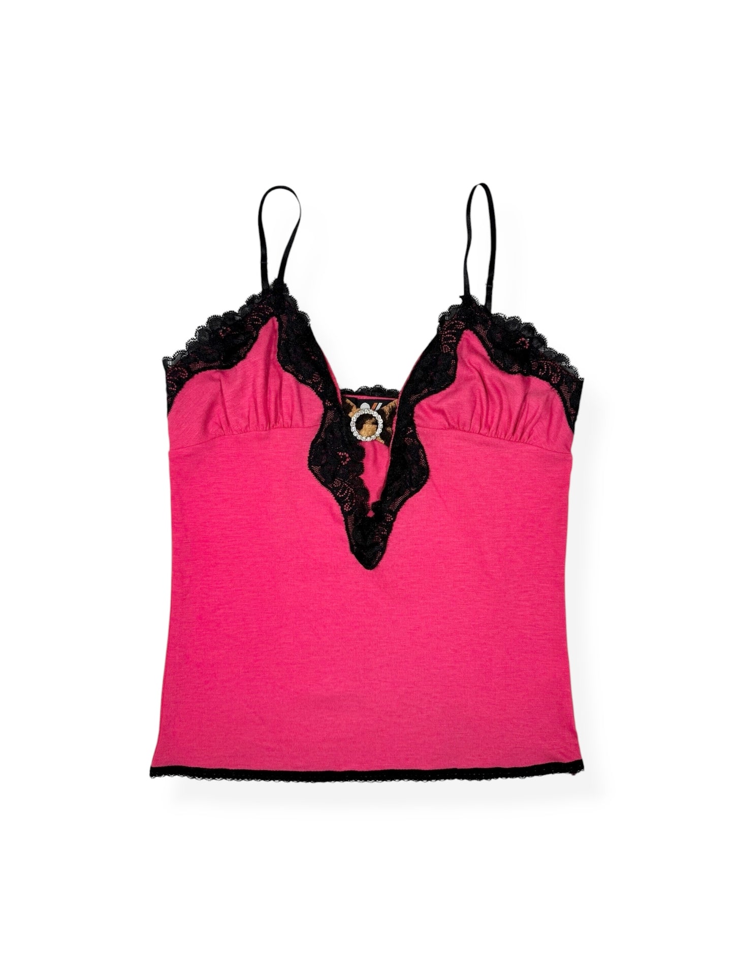 Pink & Black Lace Cami ♡ Size S