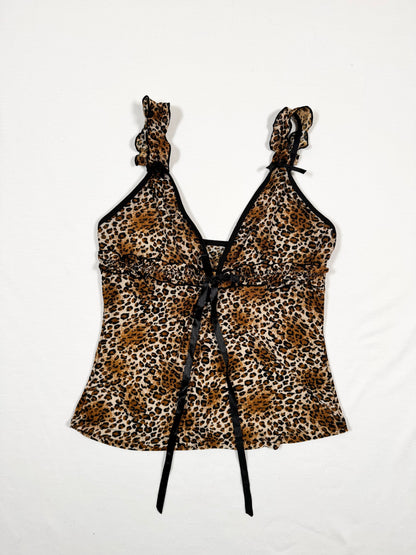 Leopard Cami & Skirt Set