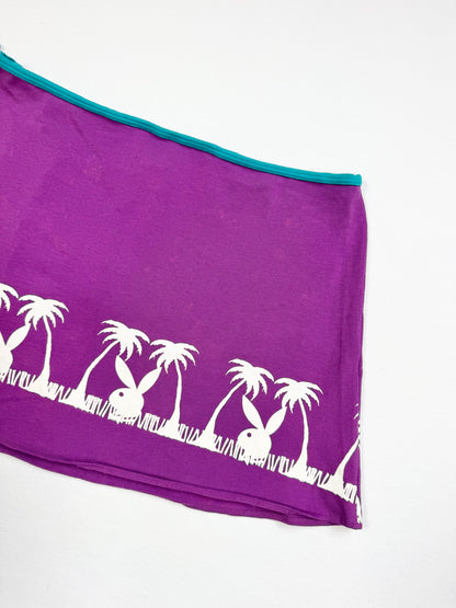 Playboy Tropical Purple Skirt ♡ M