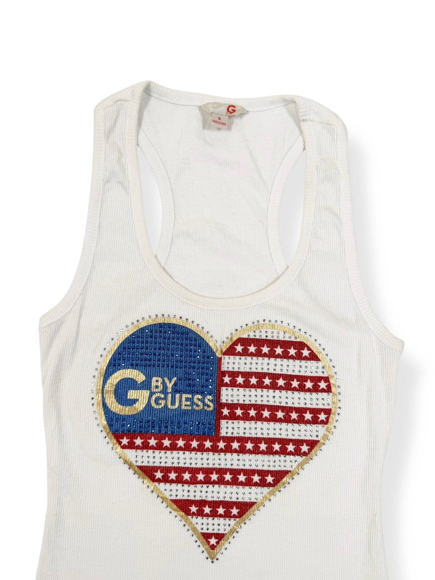 Guess USA Heart Tank ♡ S