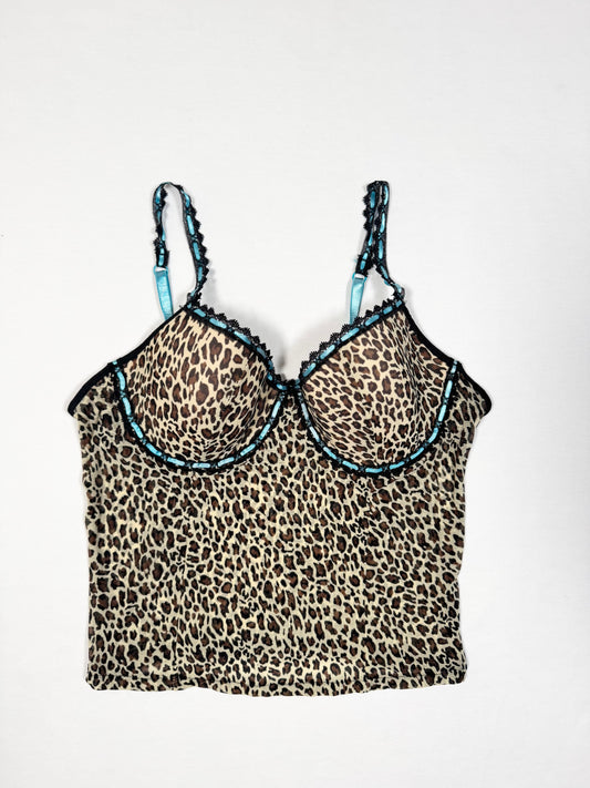 Rampage Leopard Cami & Skirt Set