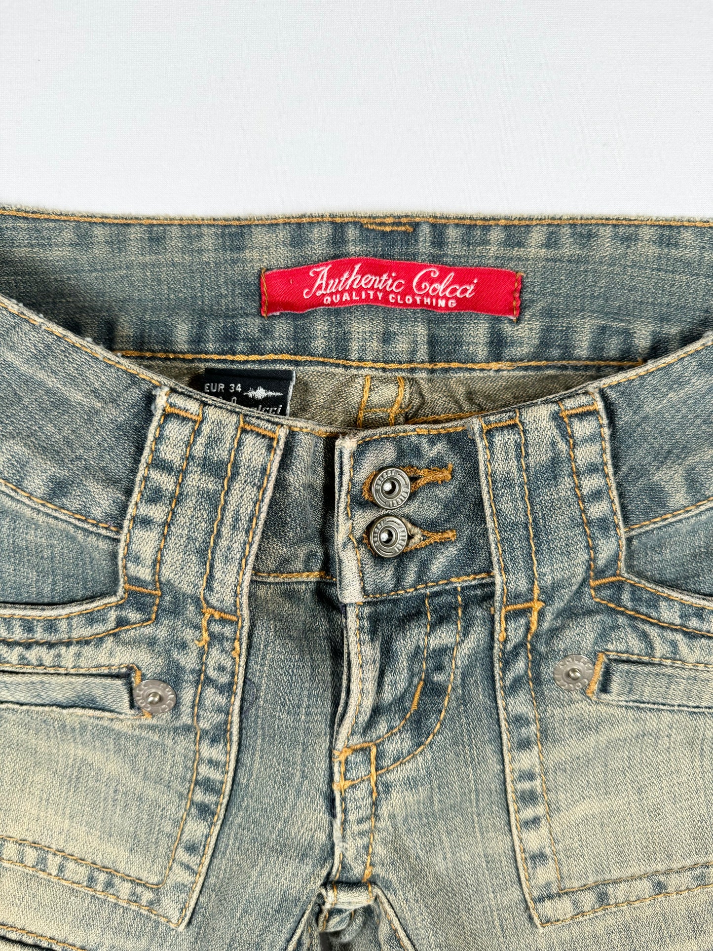 Cargo Flared Jeans