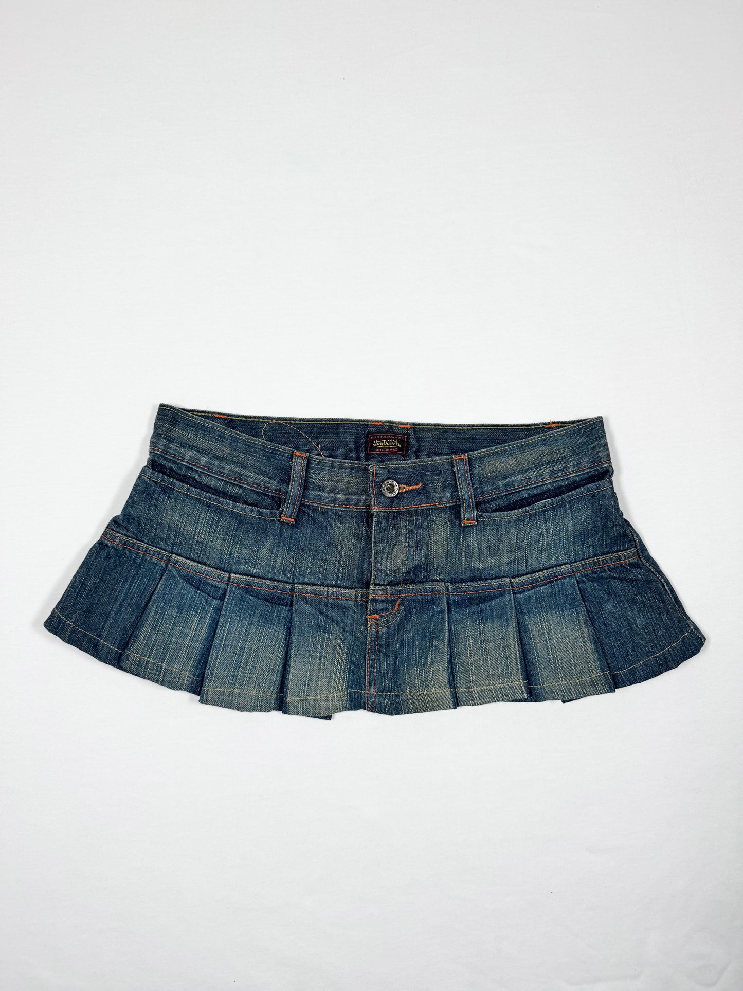Von Dutch Mini Pleated Skirt