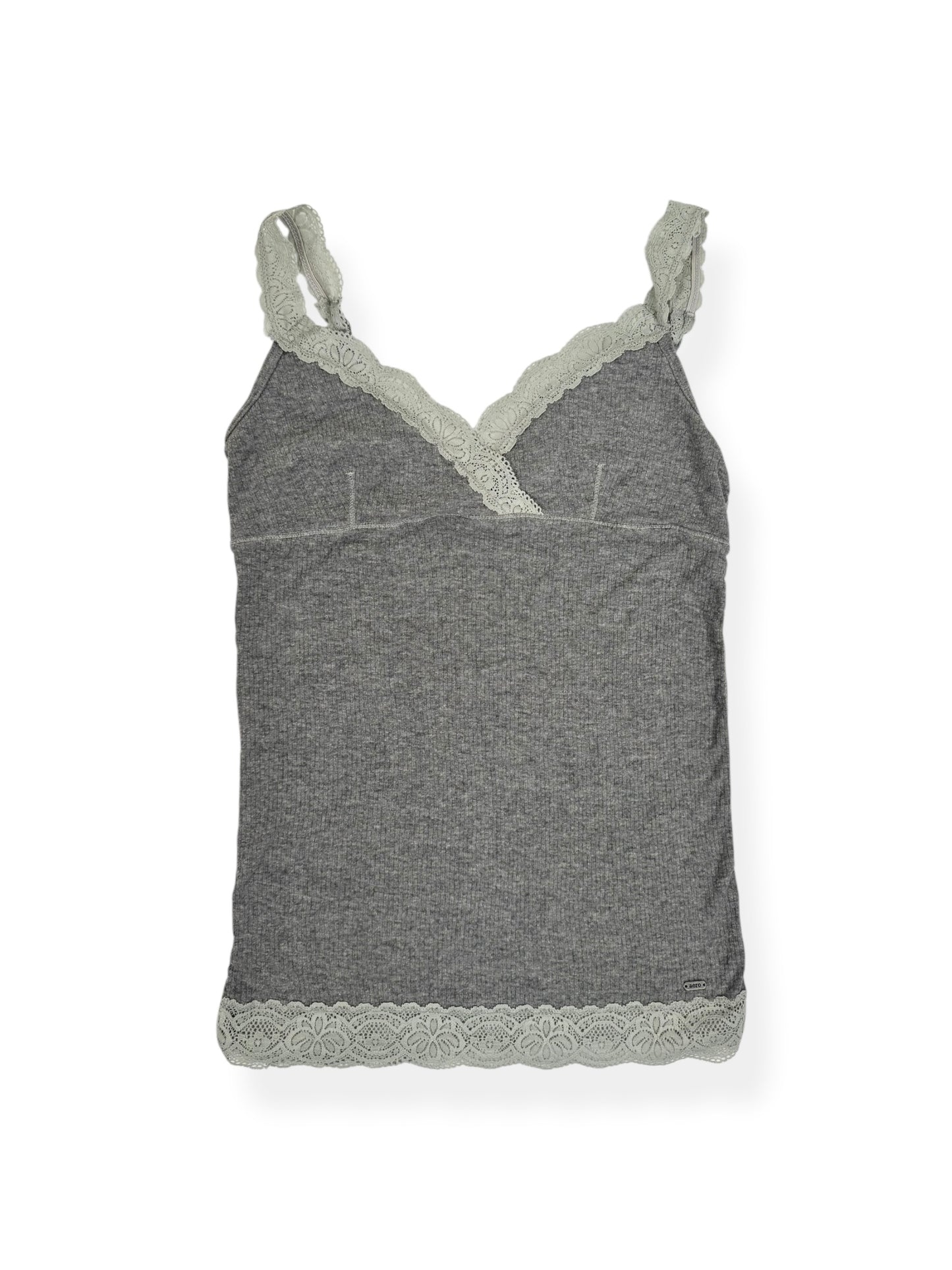 Aeropostale Grey Lace Cami ♡ M