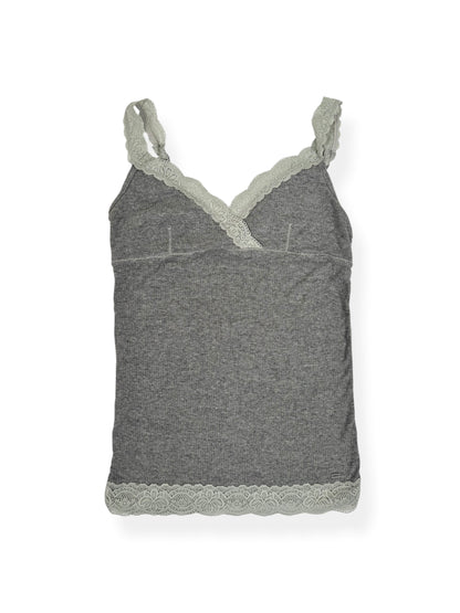 Aeropostale Grey Lace Cami ♡ M