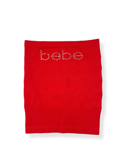 Bebe Red Tube Top ♡ XS