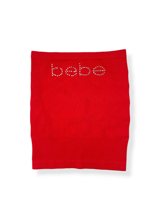 Bebe Red Tube Top ♡ XS
