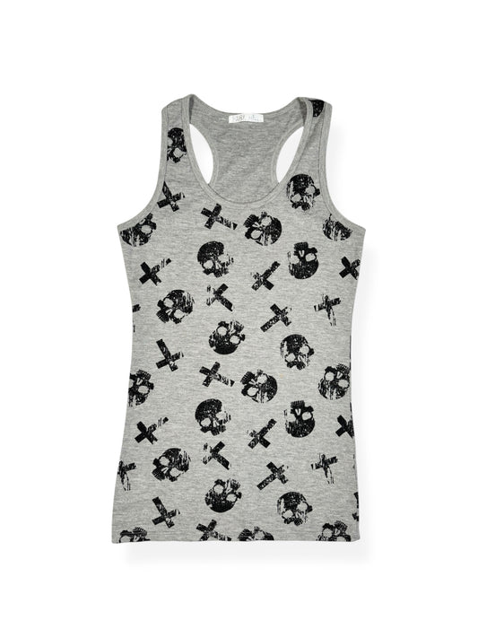 Skull Cross Tank ♡ Size S