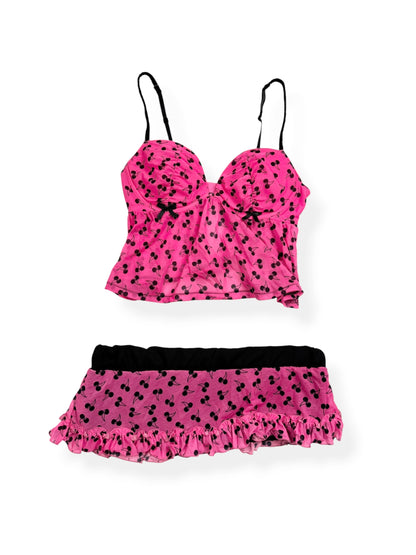 La Senza Cherry Cami & Microskirt Set ♡ XS