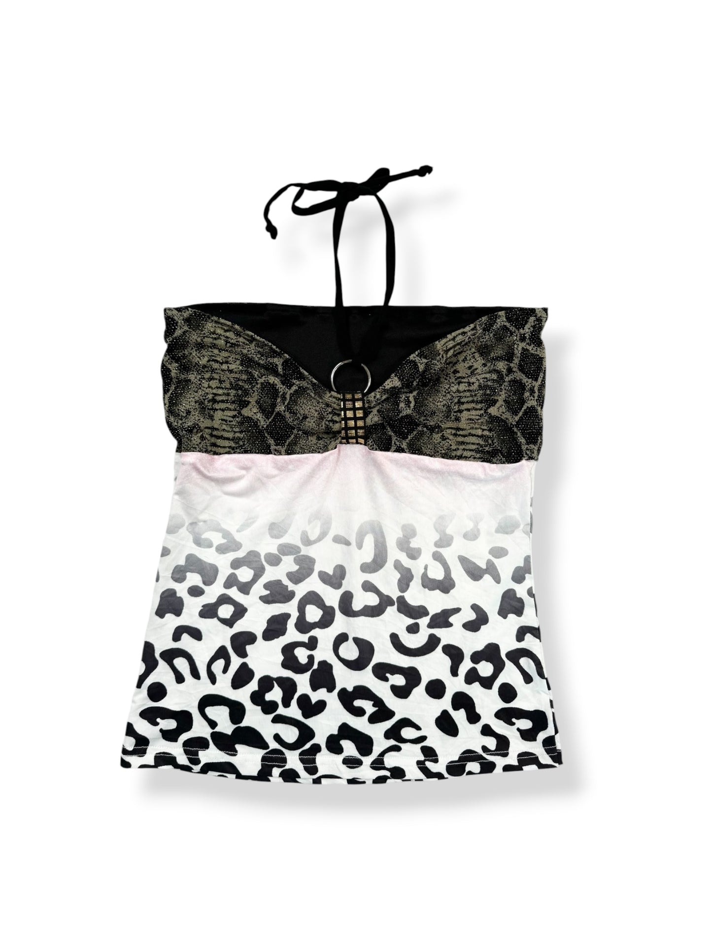 Leopard & Snakeprint Halter ♡ S