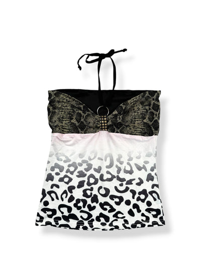 Leopard & Snakeprint Halter ♡ S