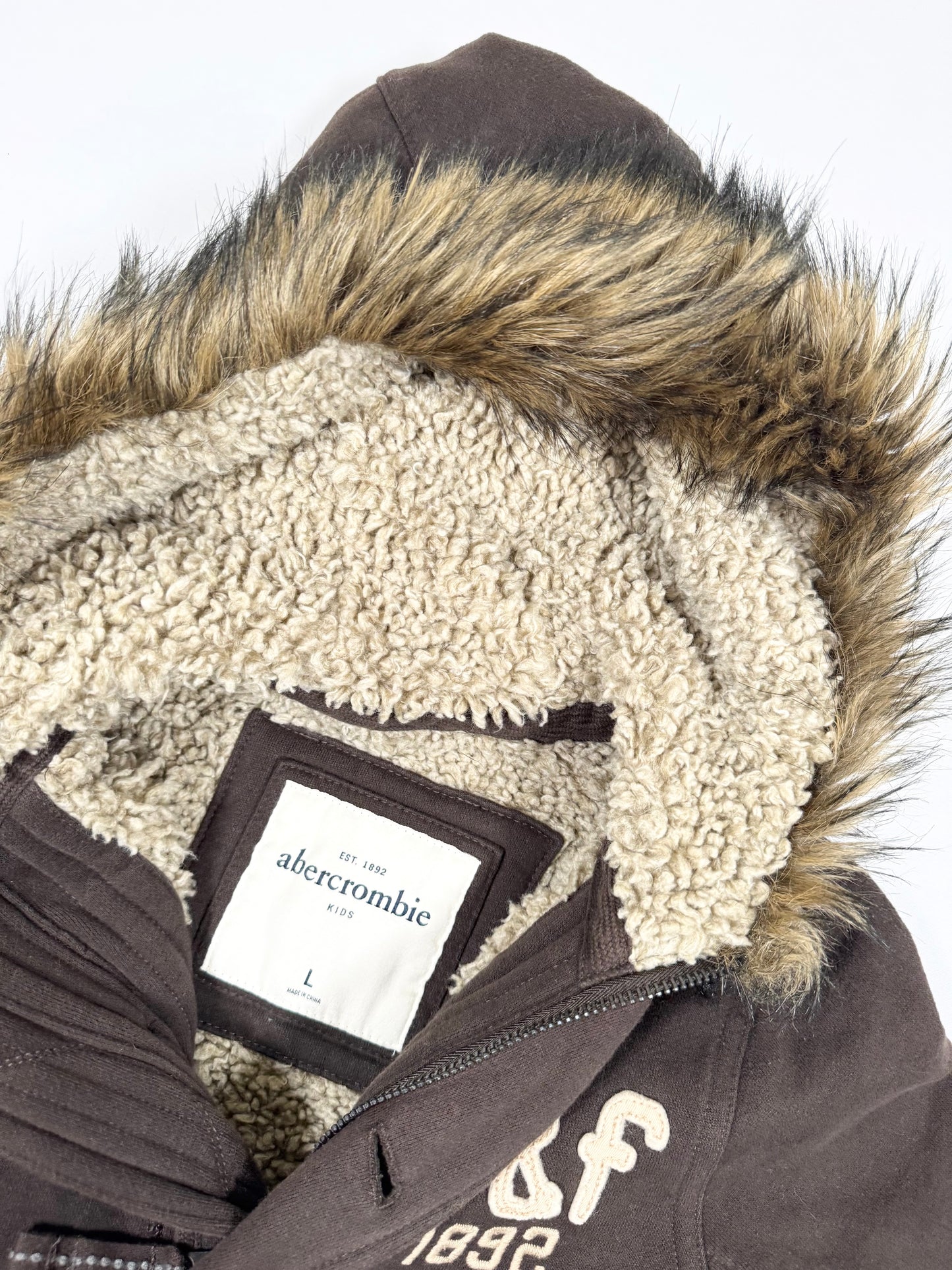 Abercrombie & Fitch Fur Hood Jacket