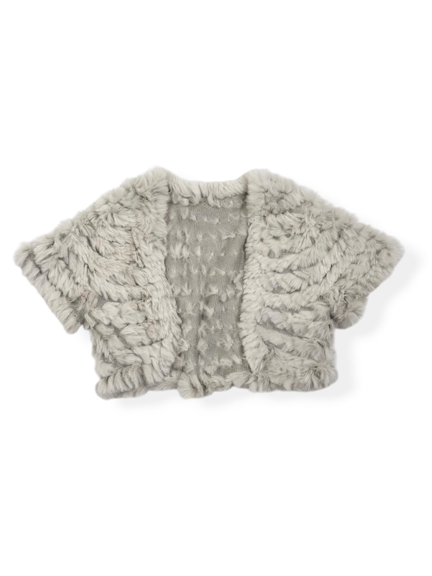 Grey Rabbit Fir Bolero ♡ XS-M