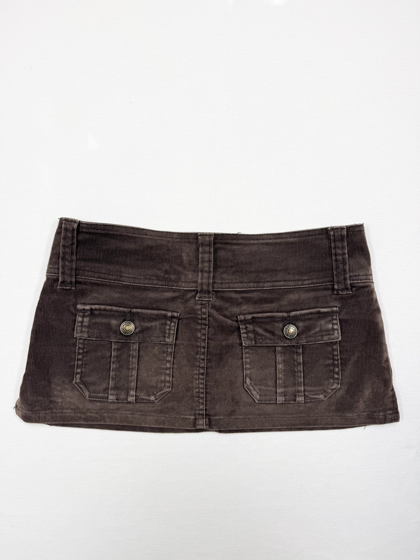 Brown Corduroy Mini Skirt ♡ XS/S