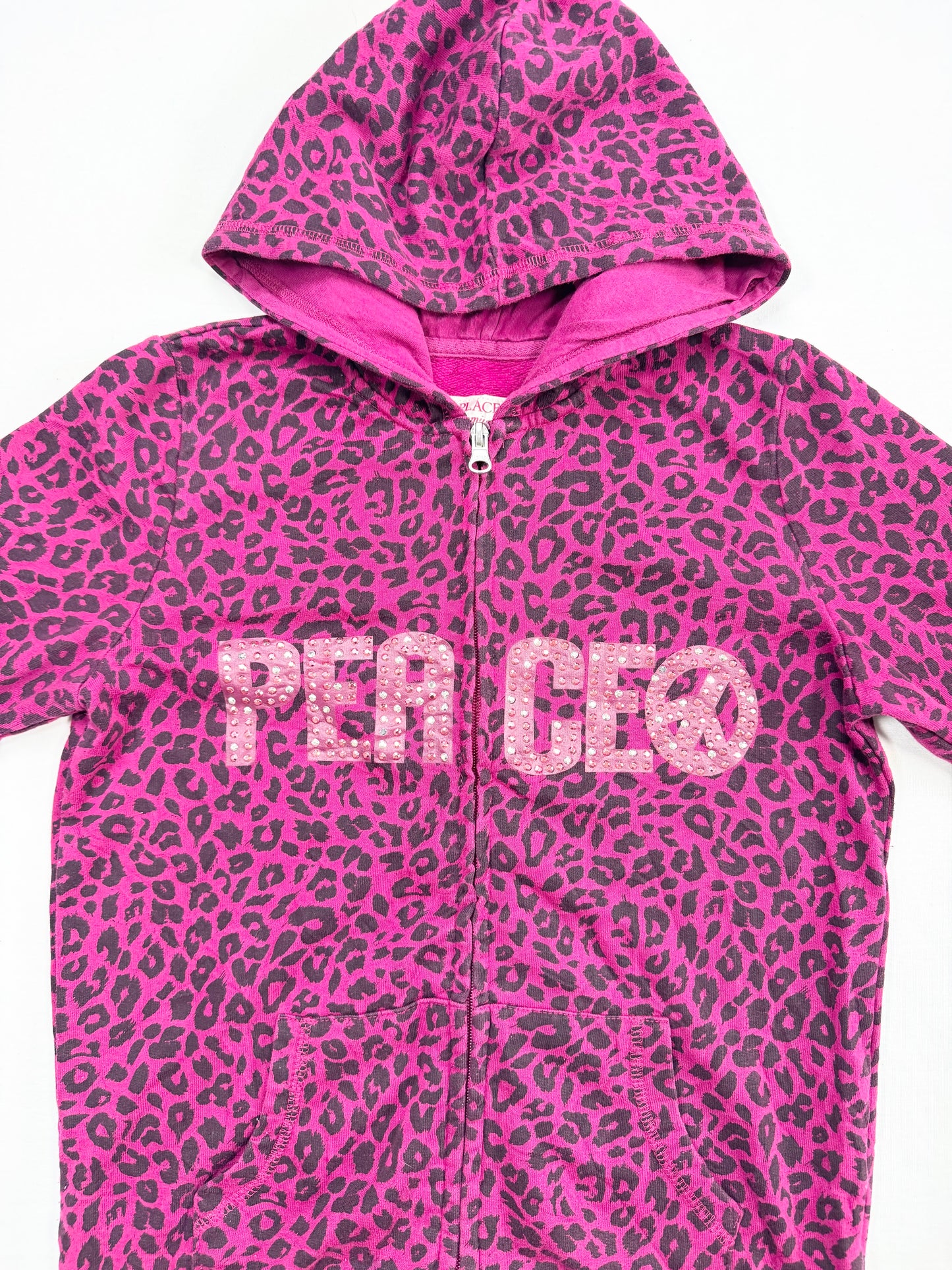 Peace Leopard Print Hoodie ♡ XS/S
