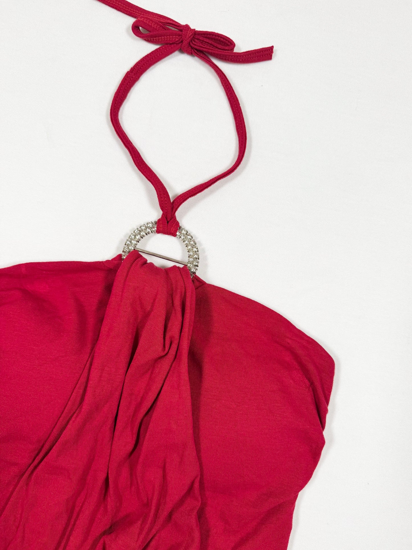 Red O-ring Halter ♡ Size XS