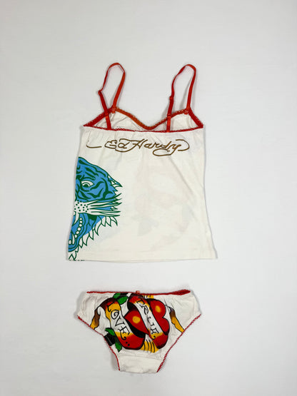 Ed Hardy Cami & Underwear Set ♡ XS