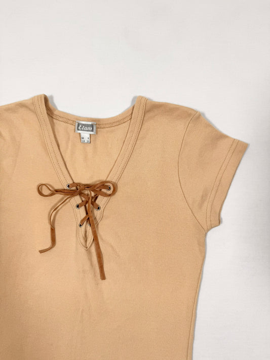 Lace Up Tee