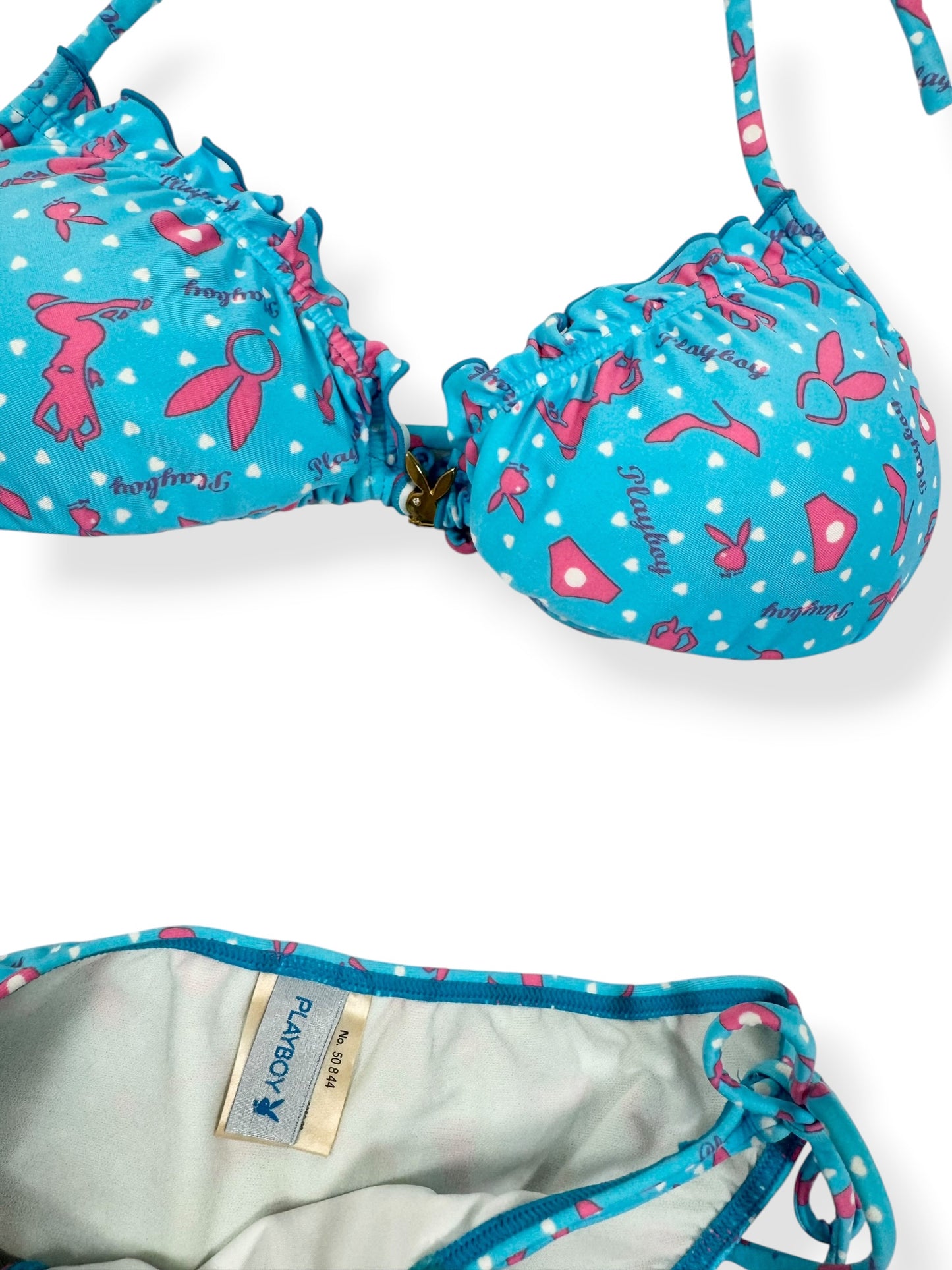 Playboy Blue & Pink Bikini ♡ XS