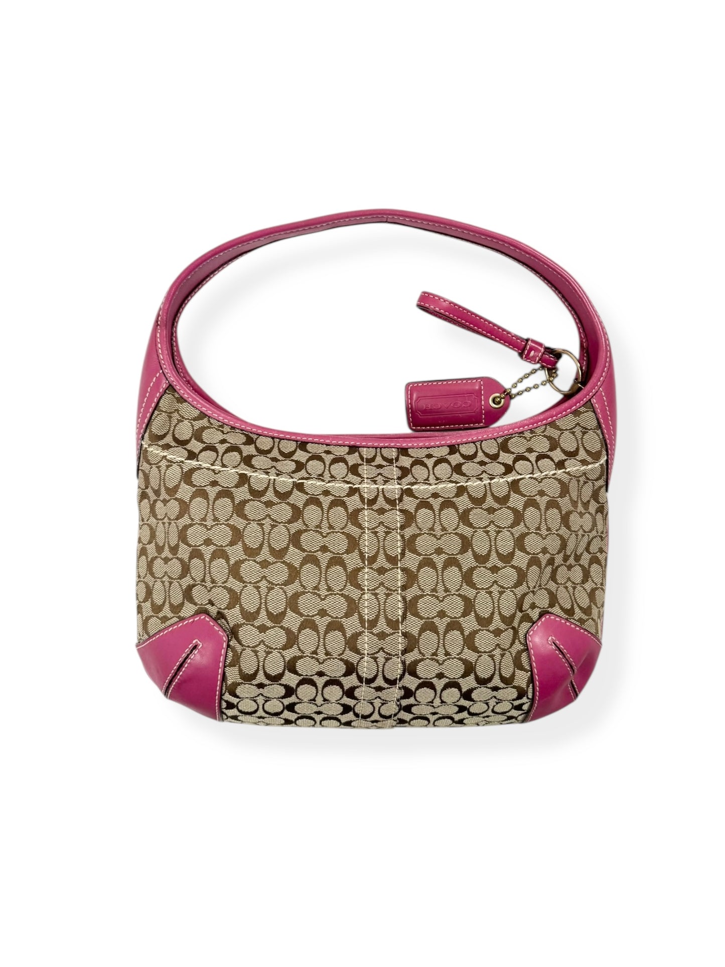 Pink Leather Coach Bag ♡